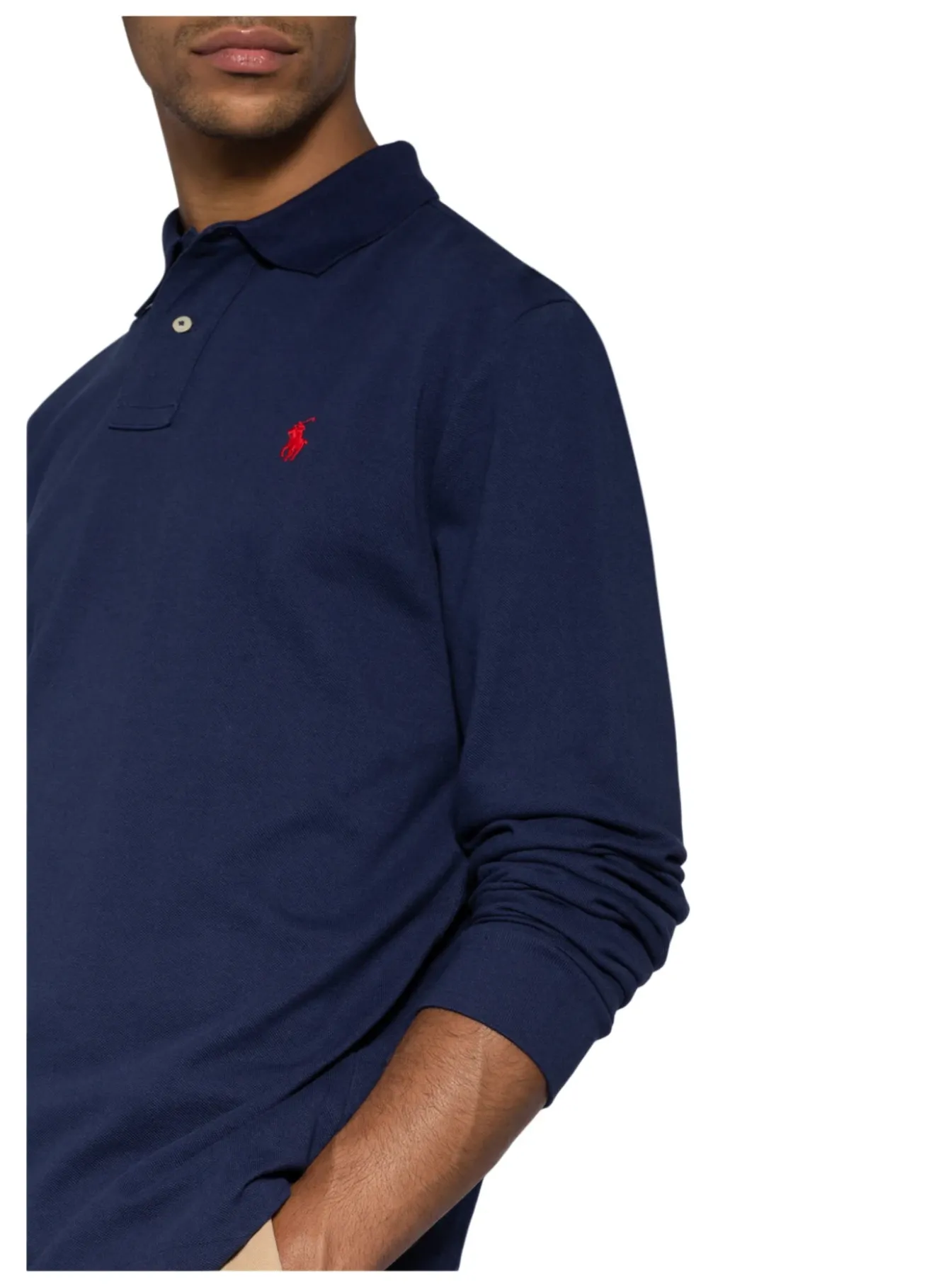 Piqué-Poloshirt Custom Slim Fit