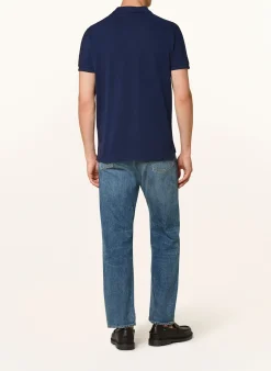 Piqué-Poloshirt Custom Slim Fit
