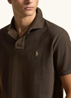 Piqué-Poloshirt Custom Slim Fit