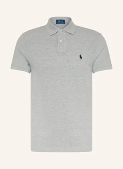 Piqué-Poloshirt Custom Slim Fit