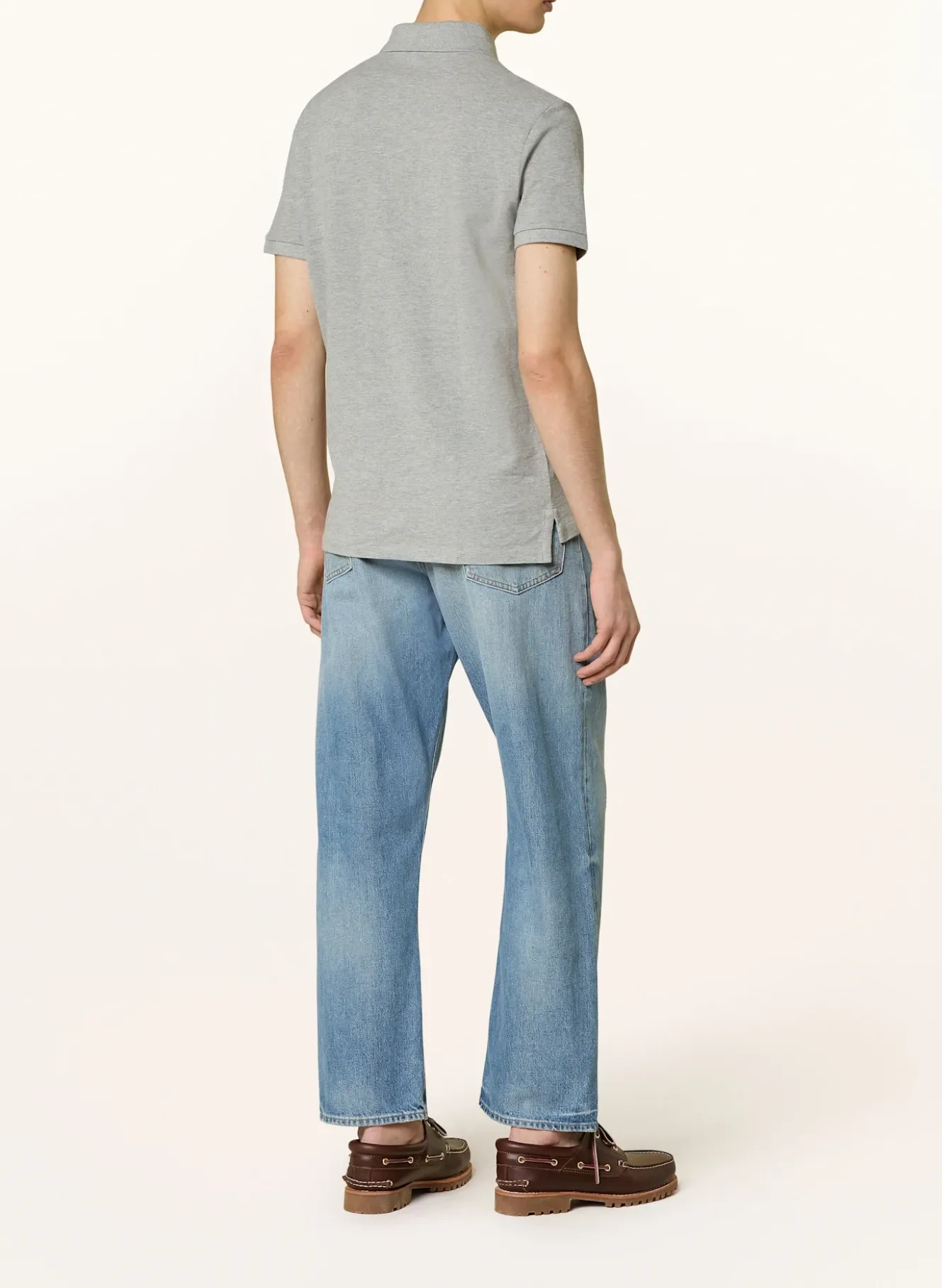 Piqué-Poloshirt Custom Slim Fit