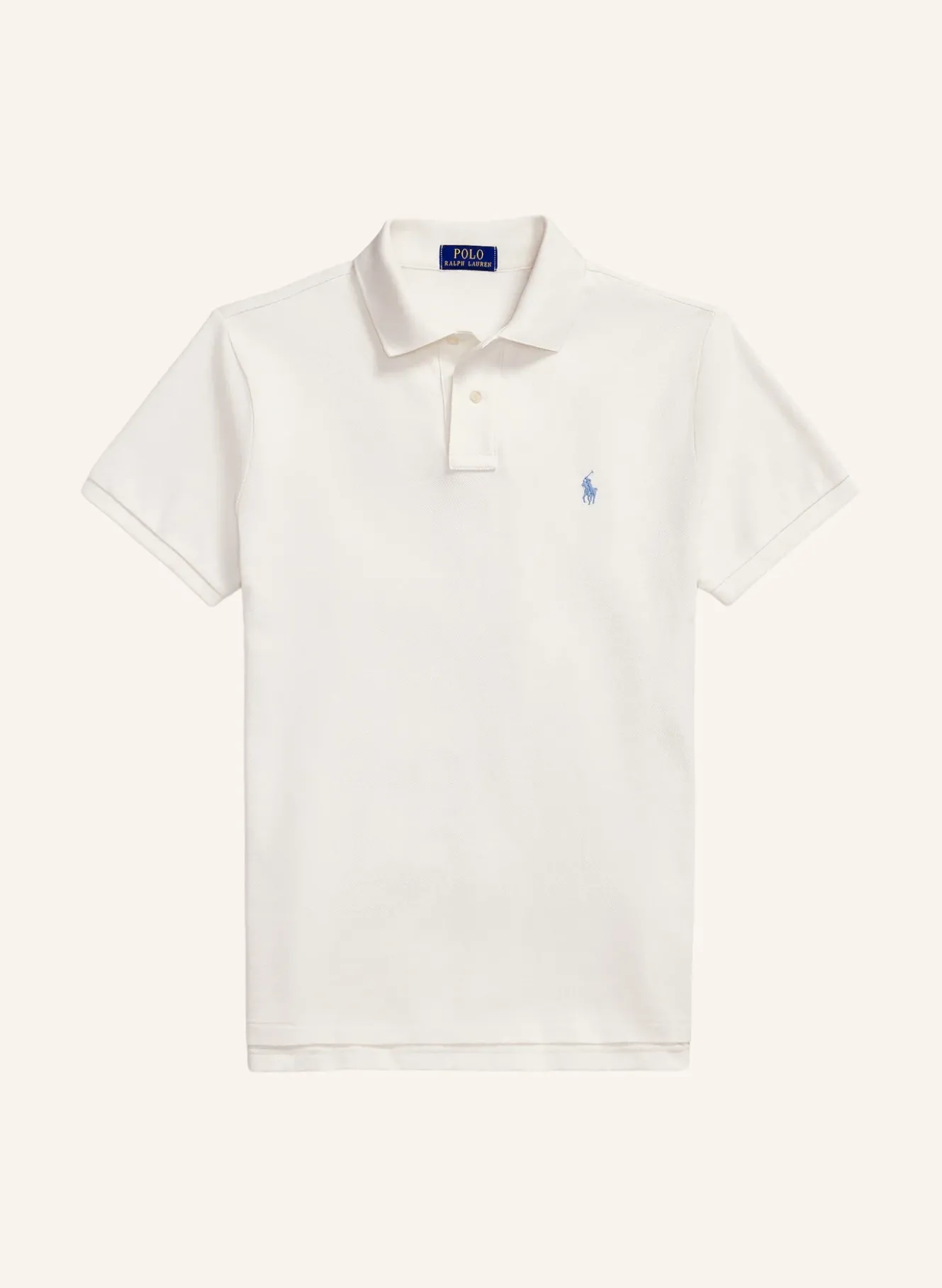 Piqué-Poloshirt Custom Slim Fit