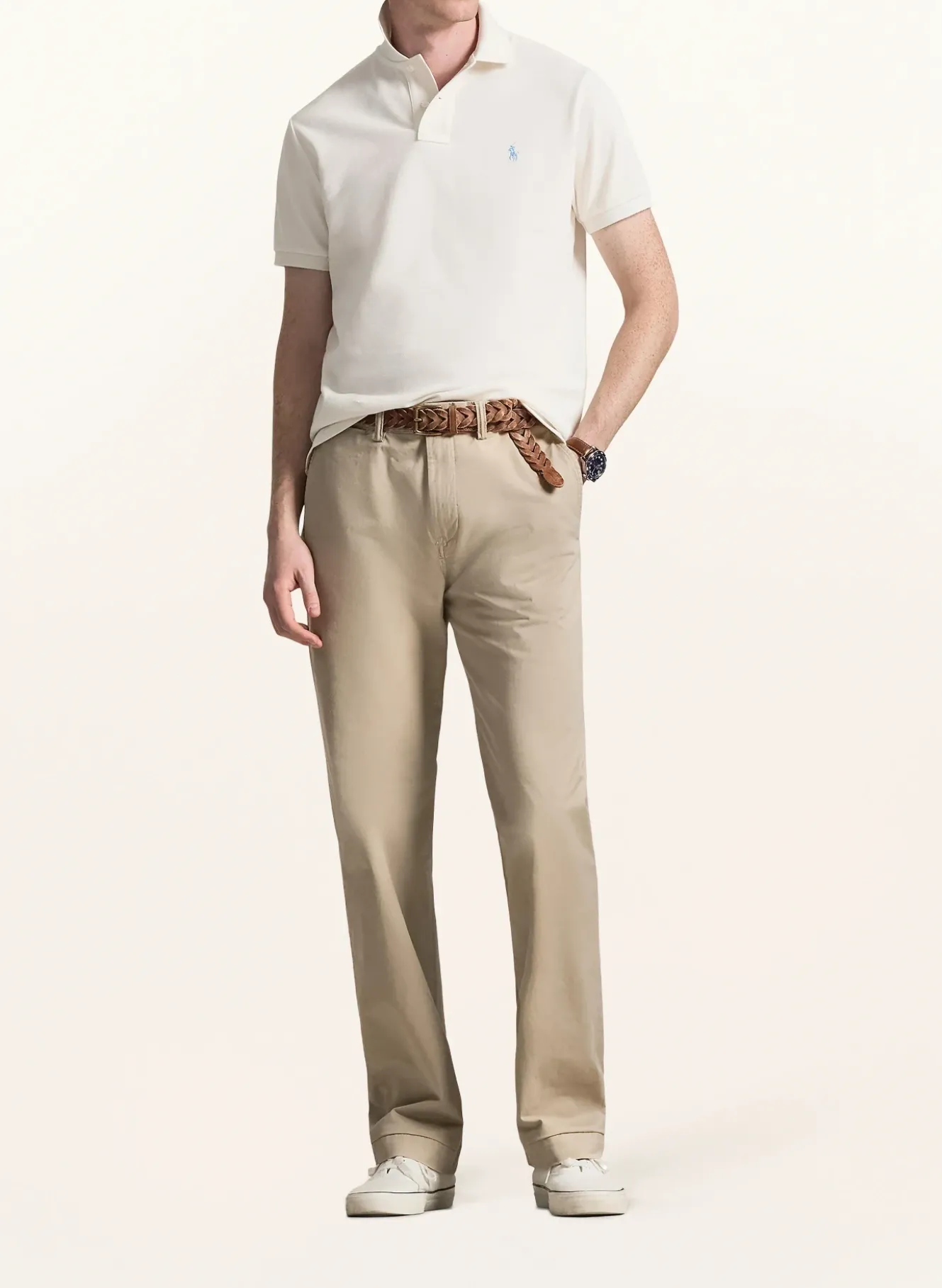 Piqué-Poloshirt Custom Slim Fit