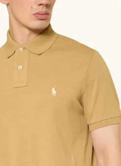Piqué-Poloshirt Custom Slim Fit