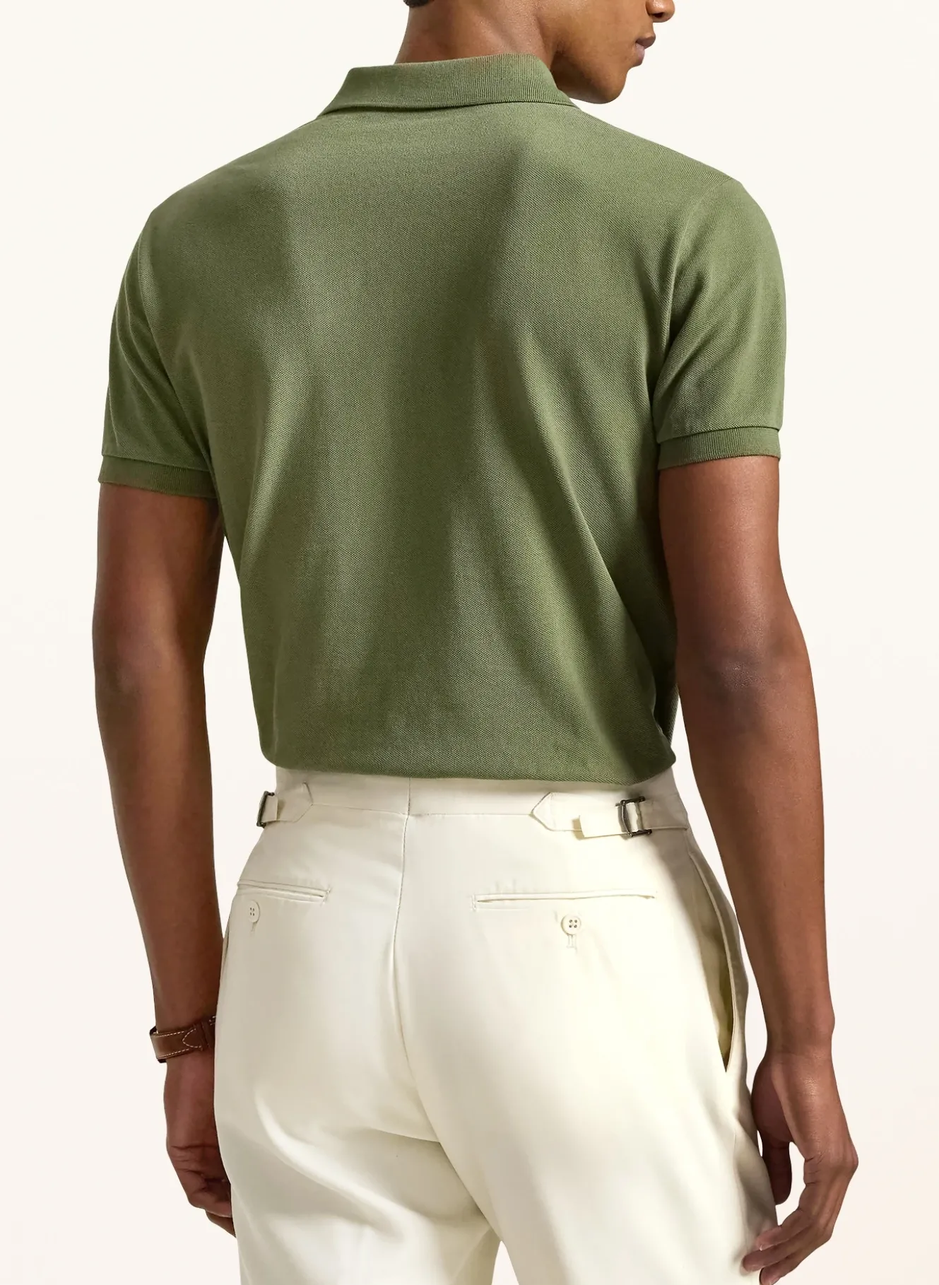 Piqué-Poloshirt Custom Slim Fit