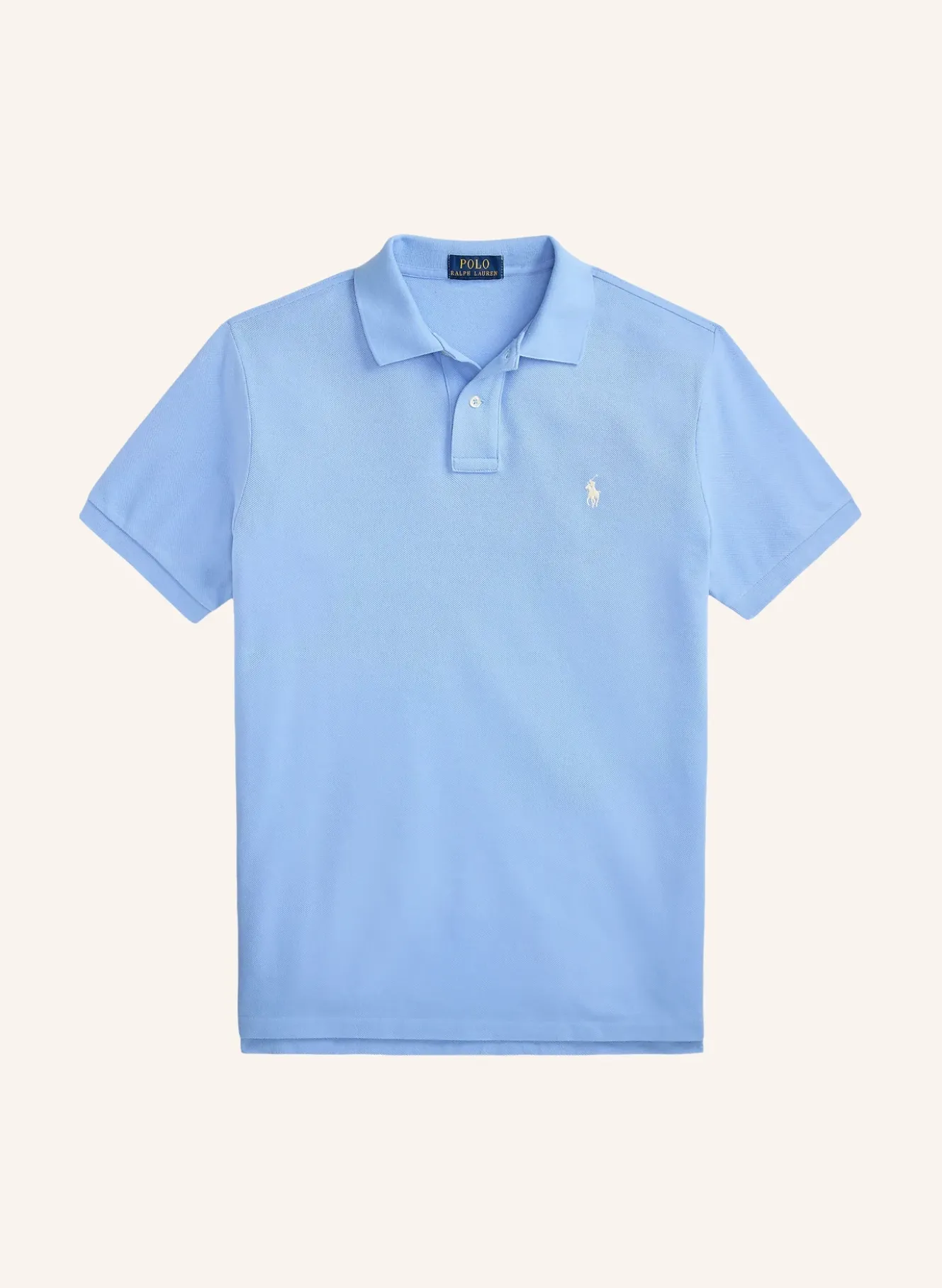 Piqué-Poloshirt Custom Slim Fit