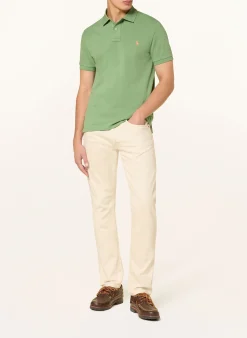 Piqué-Poloshirt Custom Slim Fit