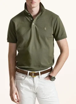 Piqué-Poloshirt Custom Slim Fit