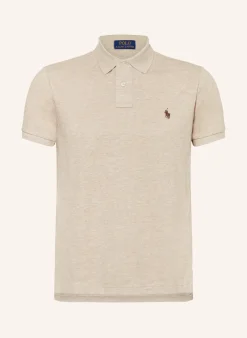 Piqué-Poloshirt Custom Slim Fit