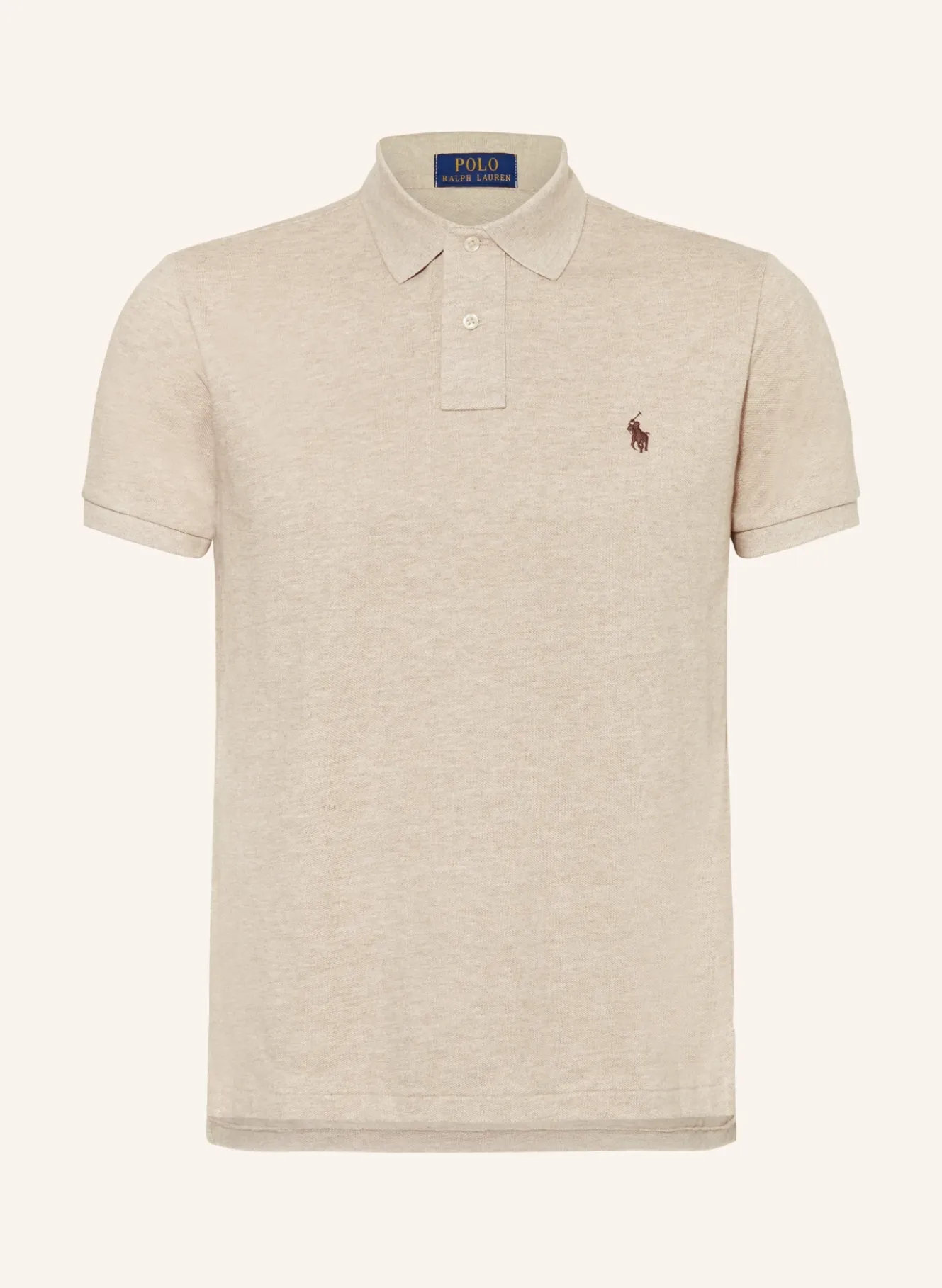 Piqué-Poloshirt Custom Slim Fit