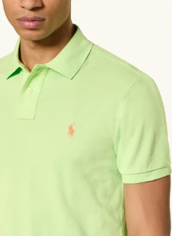 Piqué-Poloshirt Custom Slim Fit
