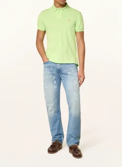 Piqué-Poloshirt Custom Slim Fit