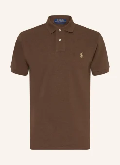 Piqué-Poloshirt Custom Slim Fit