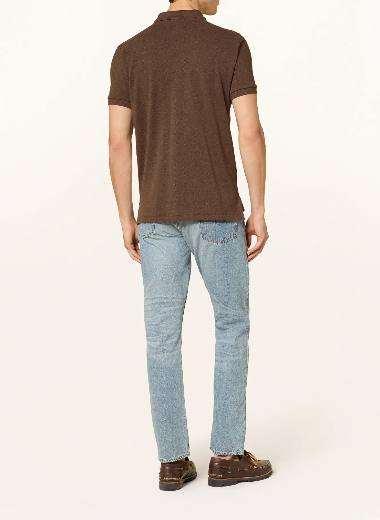 Piqué-Poloshirt Custom Slim Fit