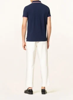 Piqué-Poloshirt Custom Slim Fit