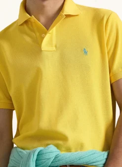 Piqué-Poloshirt Custom Slim Fit
