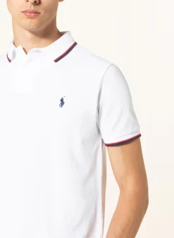 Piqué-Poloshirt Custom Slim Fit