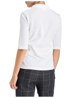 Piqué-Poloshirt mit 3/4-Arm