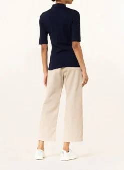 Piqué-Poloshirt mit 3/4-Arm
