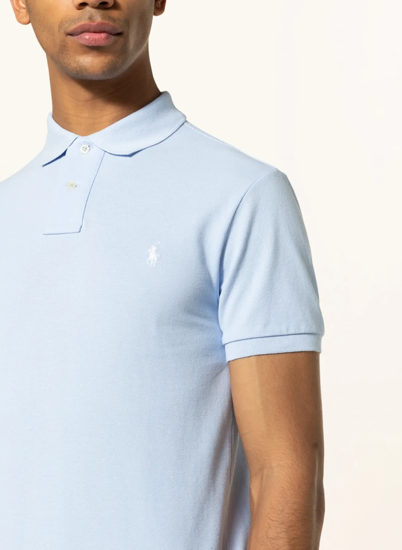 Piqué-Poloshirt Slim Fit