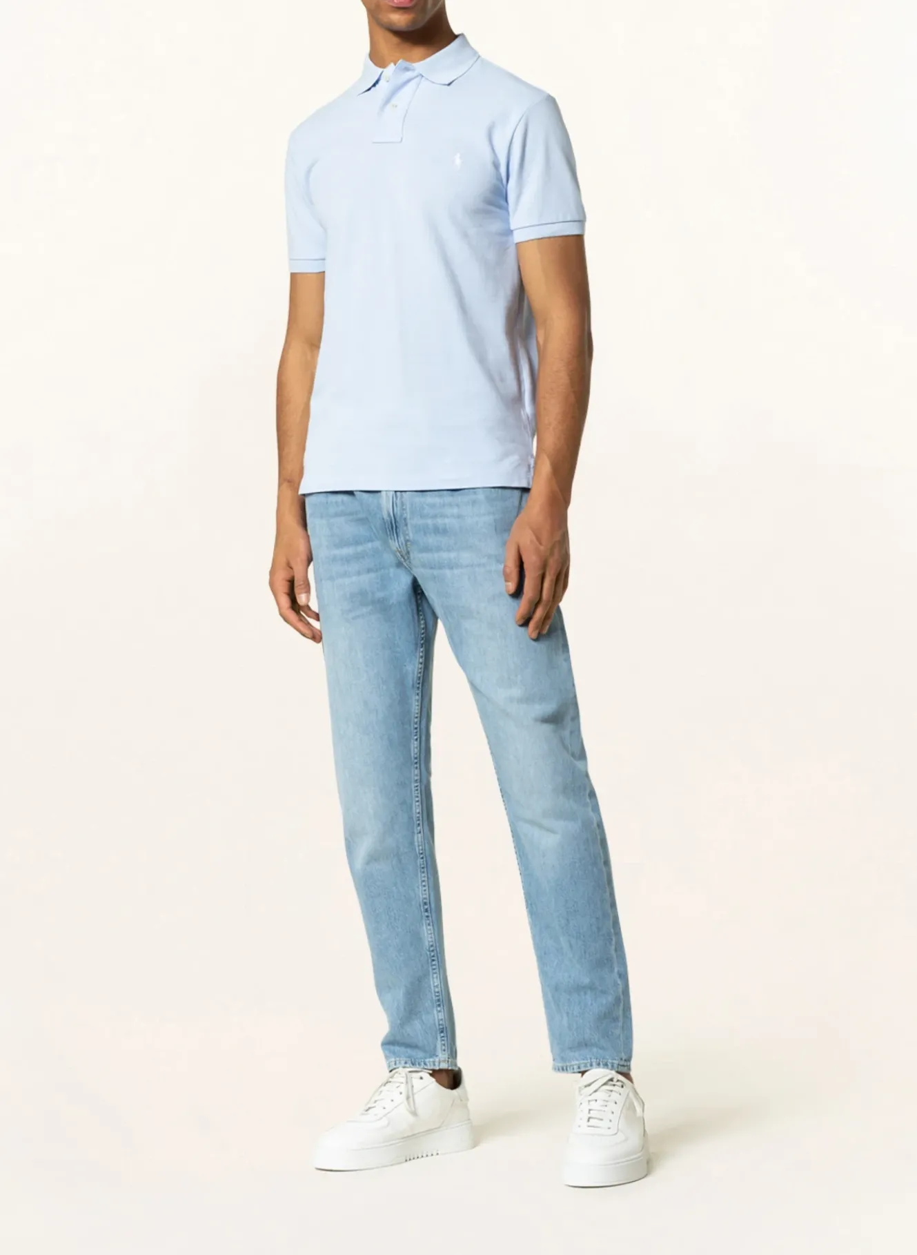 Piqué-Poloshirt Slim Fit