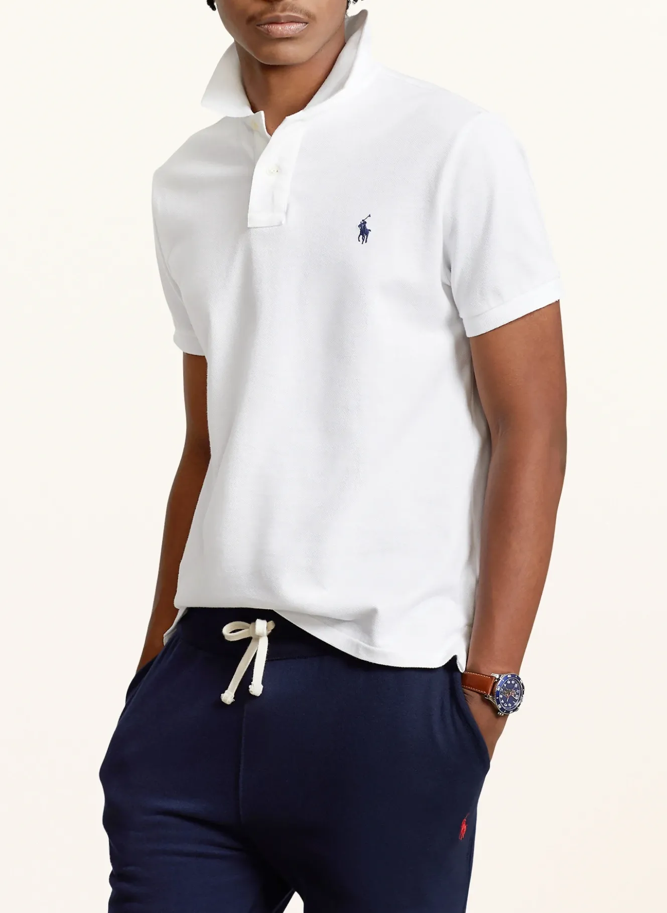 Piqué-Poloshirt Slim Fit