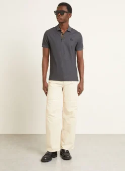 Piqué-Poloshirt Slim Fit