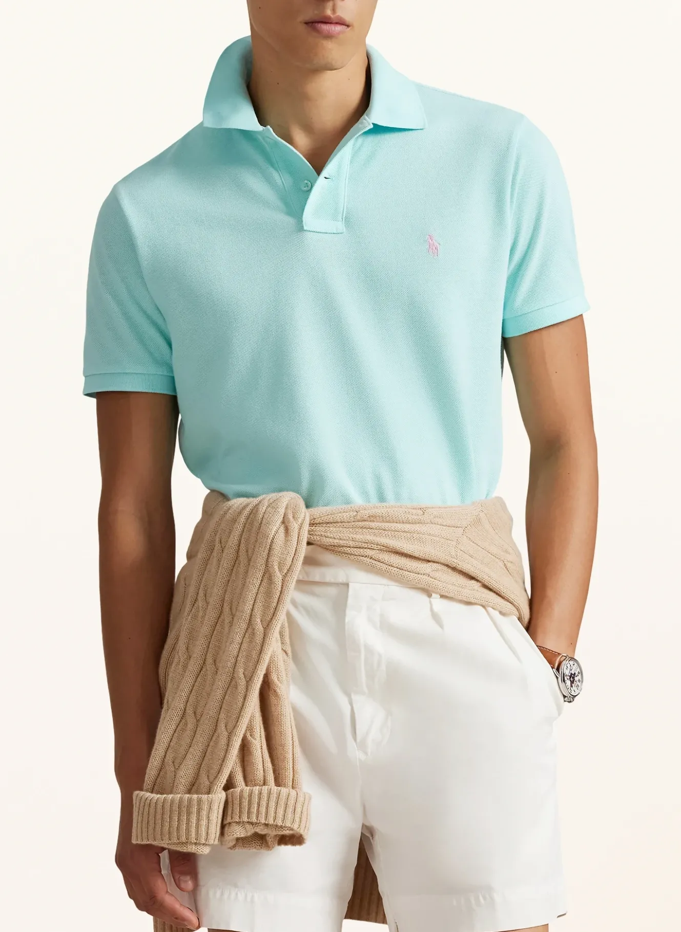 Piqué-Poloshirt Slim Fit