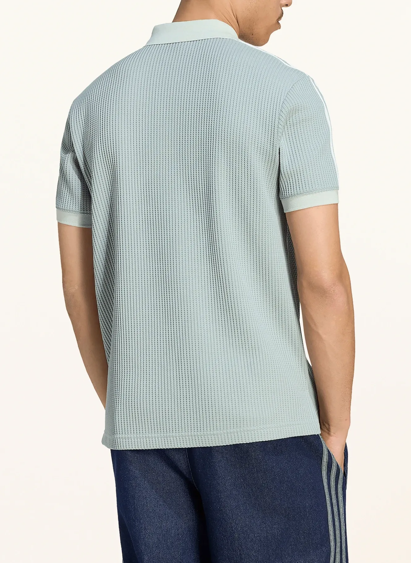 Piqué-Poloshirt WAFFLE KNIT