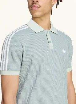Piqué-Poloshirt WAFFLE KNIT