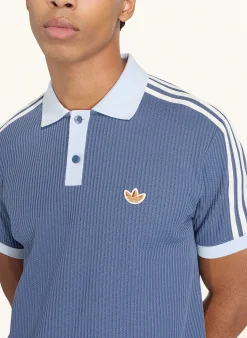 Piqué-Poloshirt WAFFLE KNIT