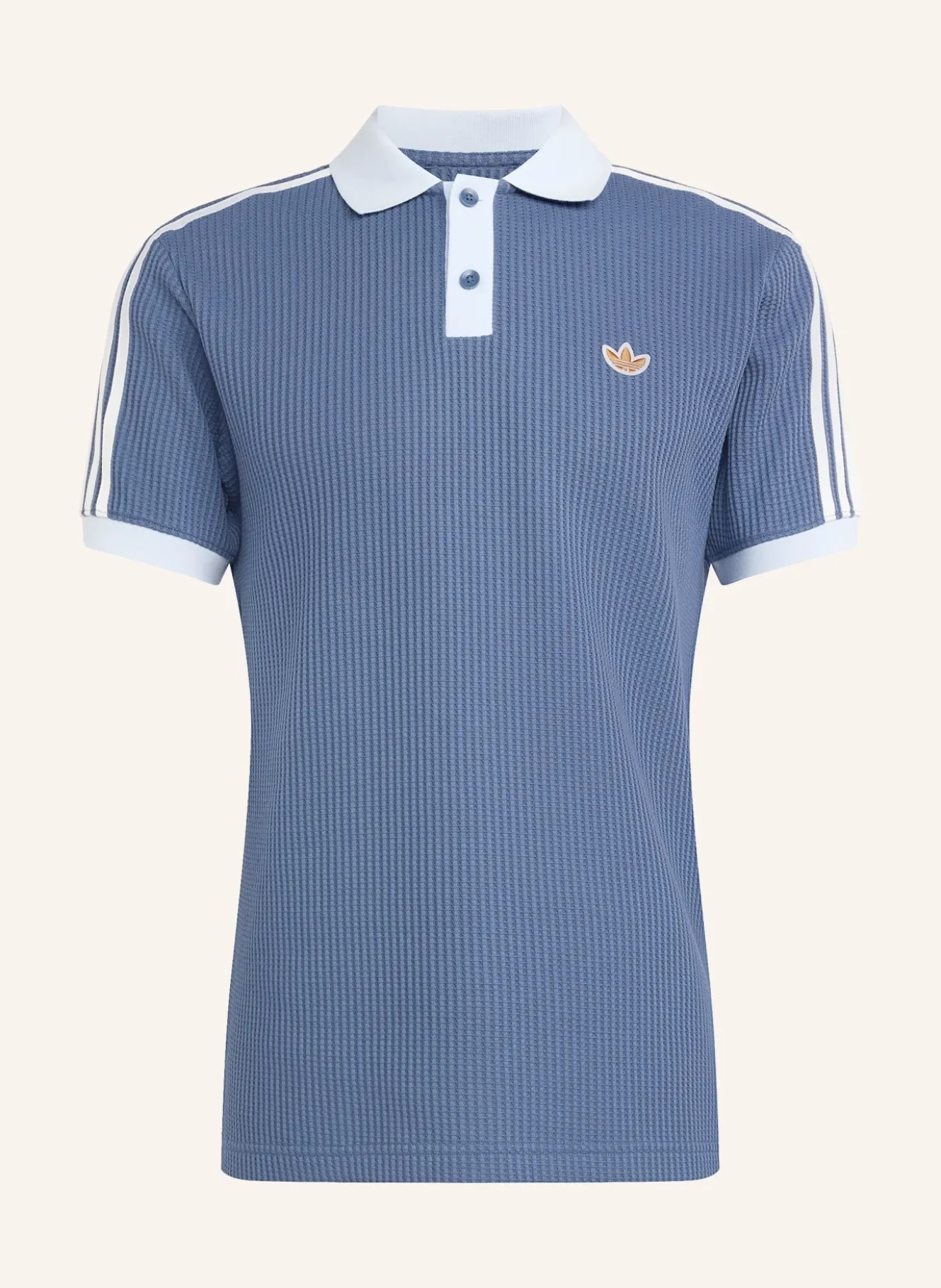Piqué-Poloshirt WAFFLE KNIT