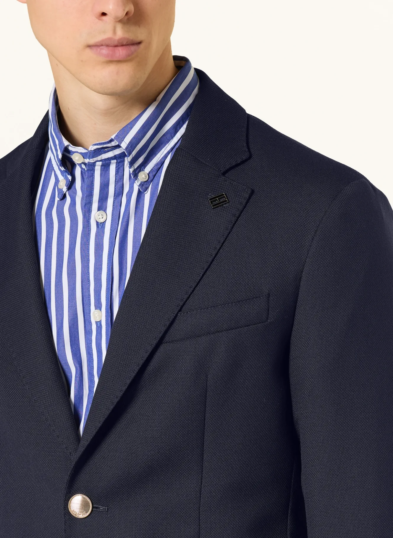 Piqué-Sakko Extra Slim Fit