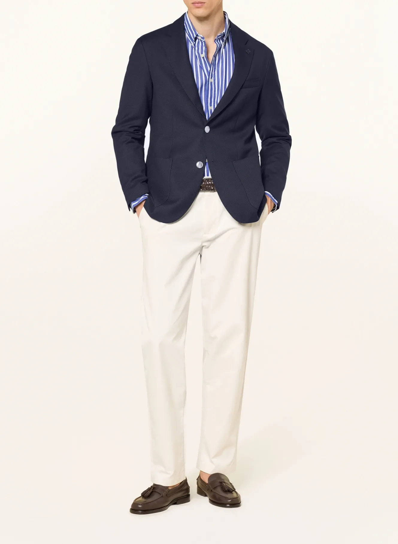 Piqué-Sakko Extra Slim Fit