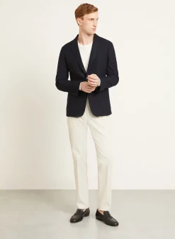 Piqué-Sakko Extra Slim Fit aus Merinowolle