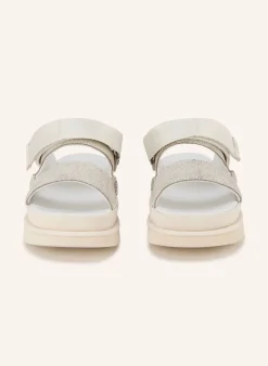 Plateau-Pantoletten GOLDENSTAR CRACKLE GLIDE