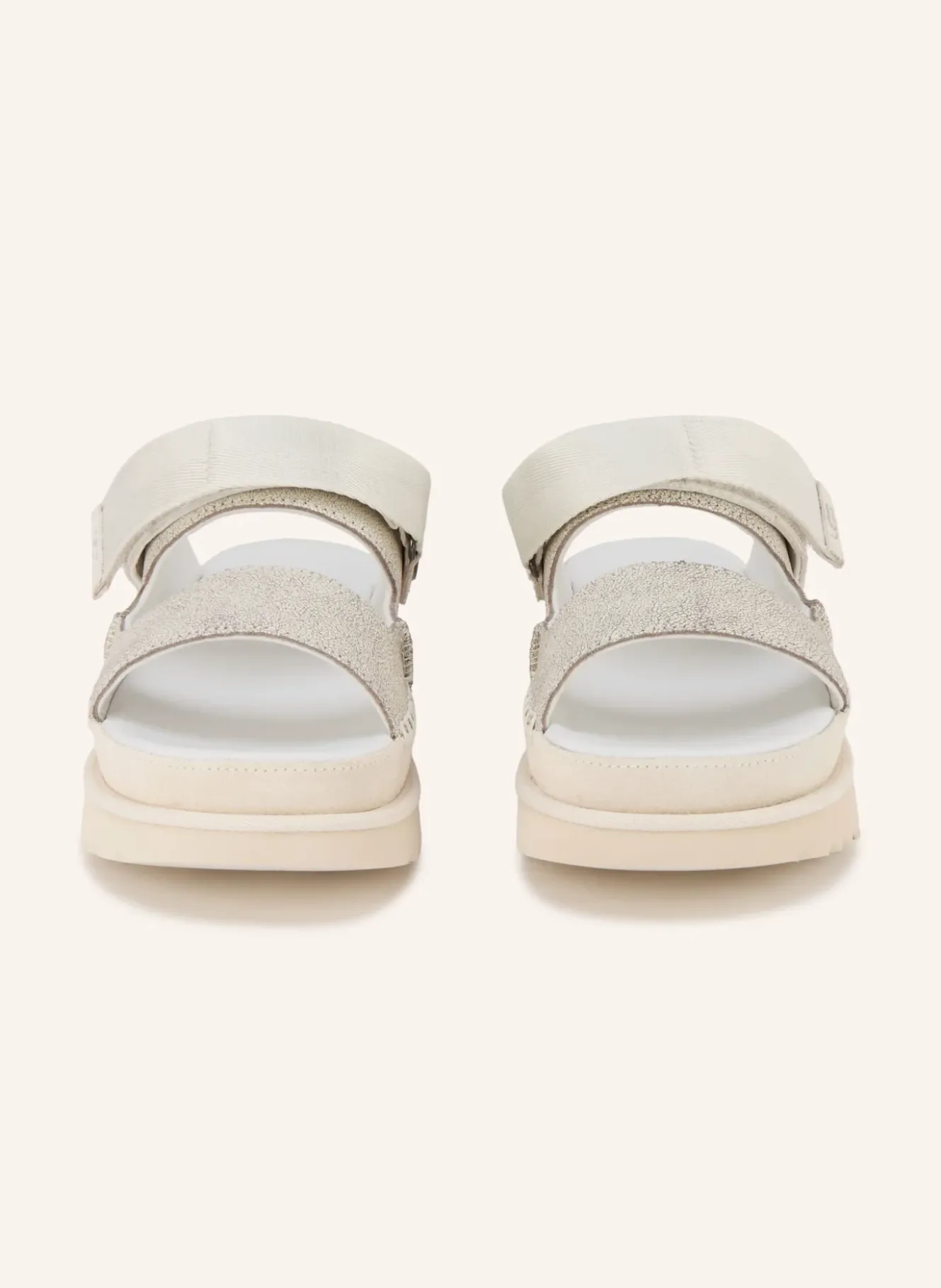 Plateau-Pantoletten GOLDENSTAR CRACKLE GLIDE