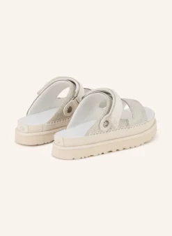 Plateau-Pantoletten GOLDENSTAR CRACKLE GLIDE