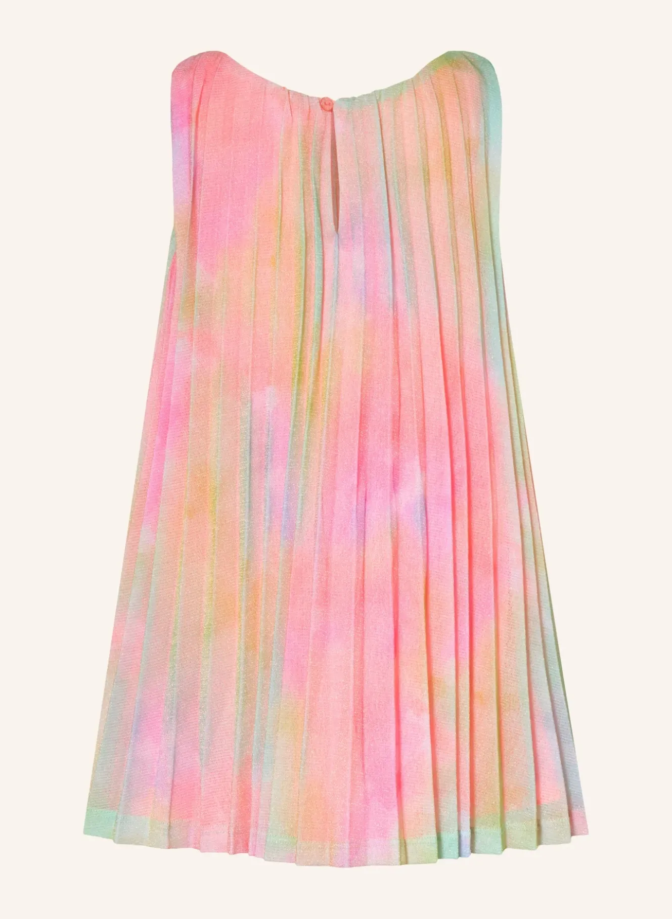 Plisseekleid aus Mesh