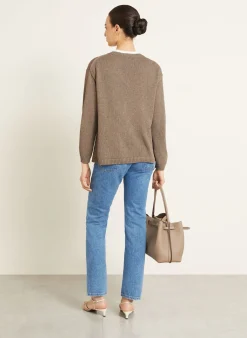 Pullover DIONA mit Seide und Leinen