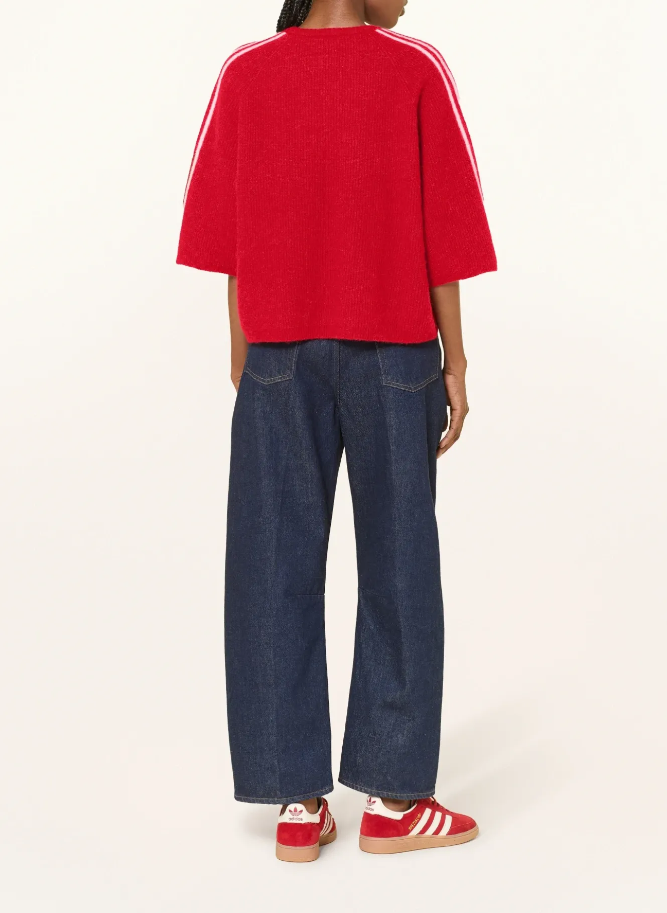 Pullover mit Alpaka und 3/4-Arm