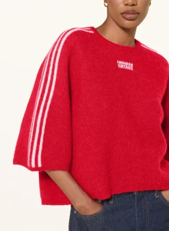 Pullover mit Alpaka und 3/4-Arm