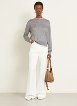 Pullover mit Cashmere und Seide