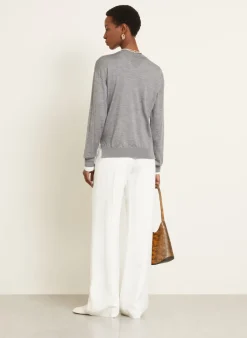 Pullover mit Cashmere und Seide