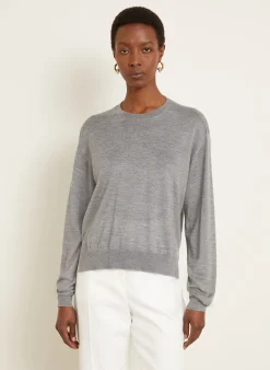 Pullover mit Cashmere und Seide