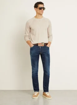 Pullover mit Leinen