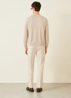 Pullover mit Leinen