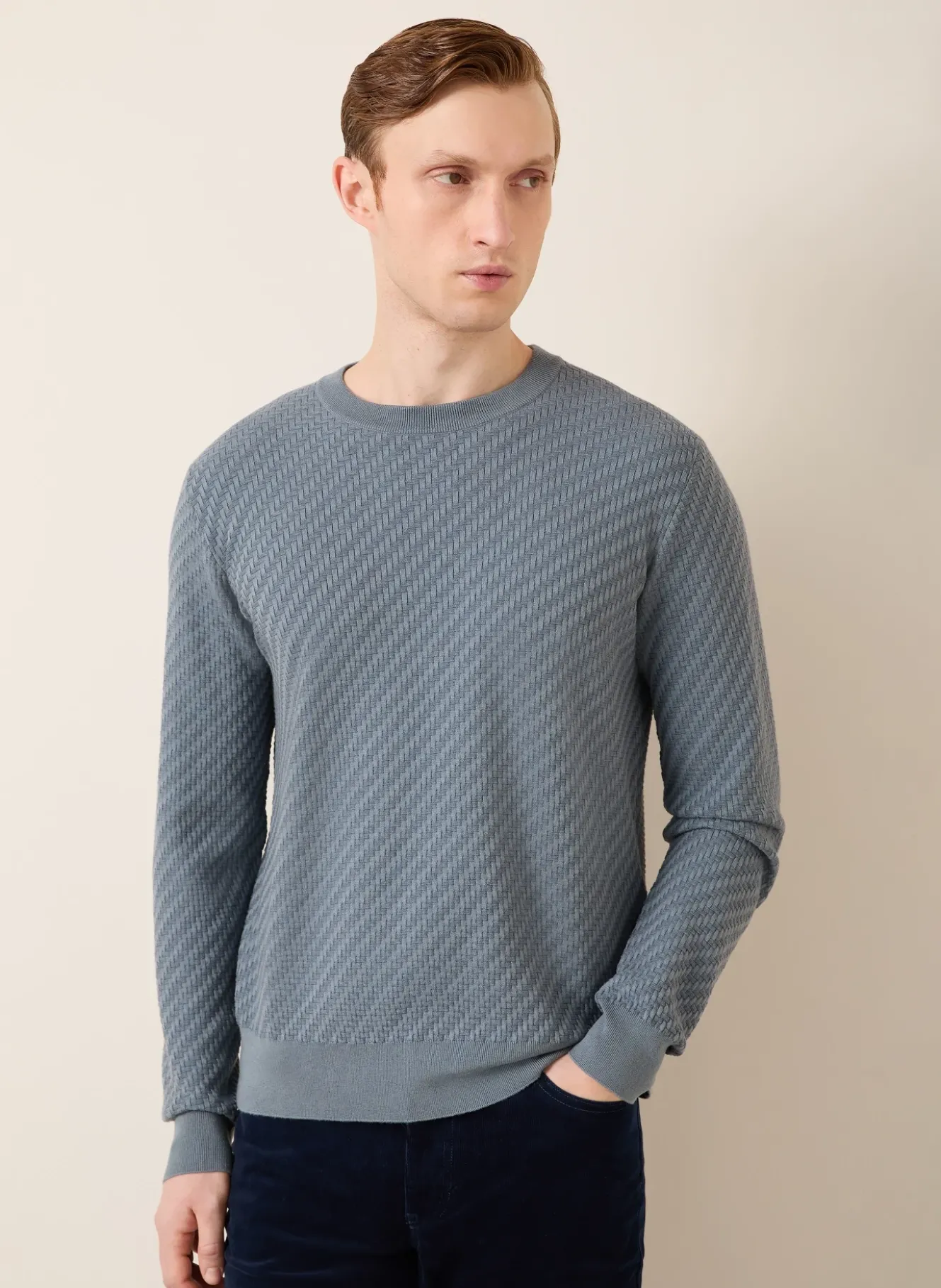 Pullover mit Seide