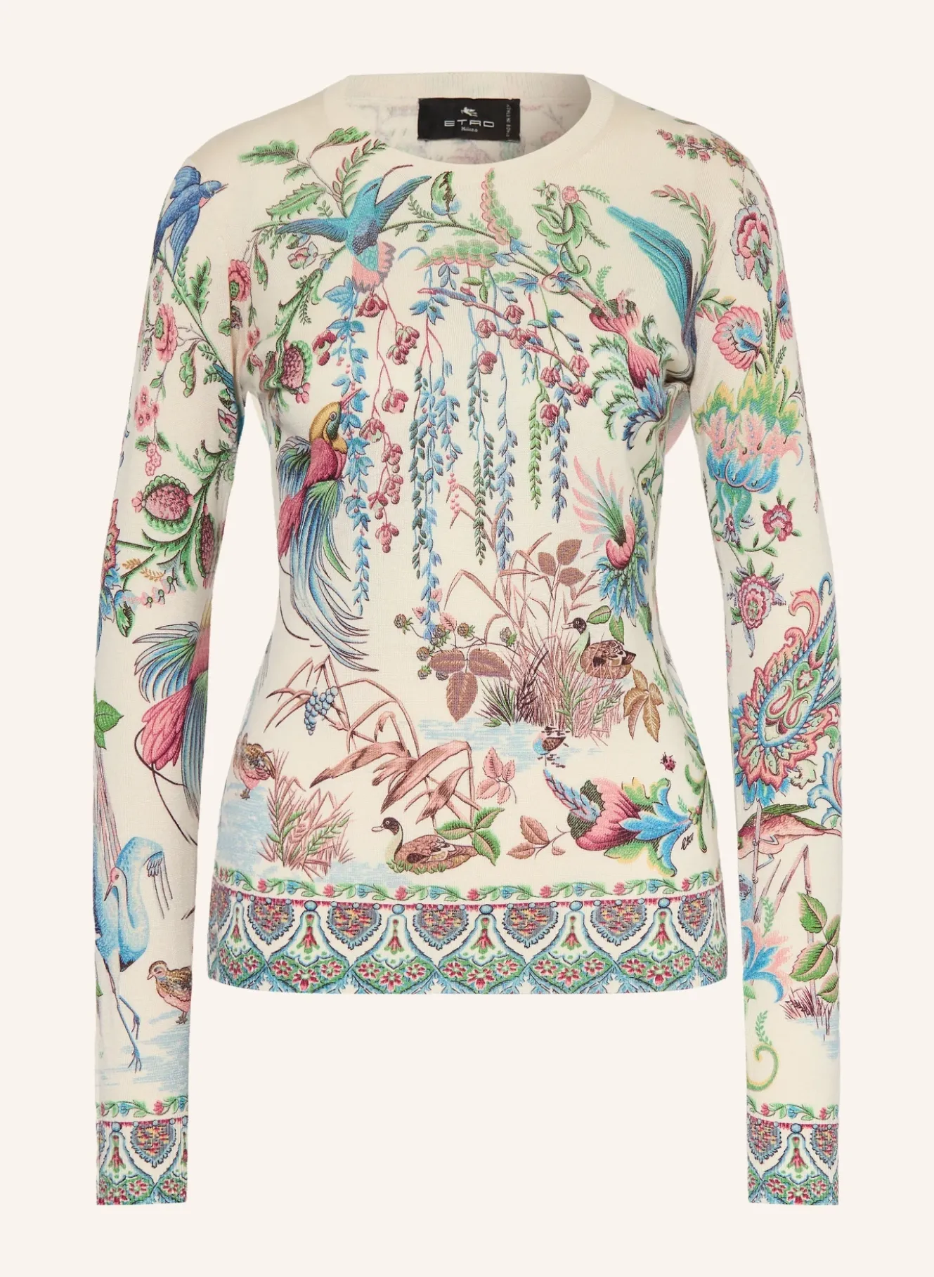 Pullover mit Seide und Cashmere