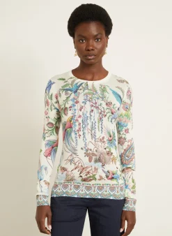 Pullover mit Seide und Cashmere